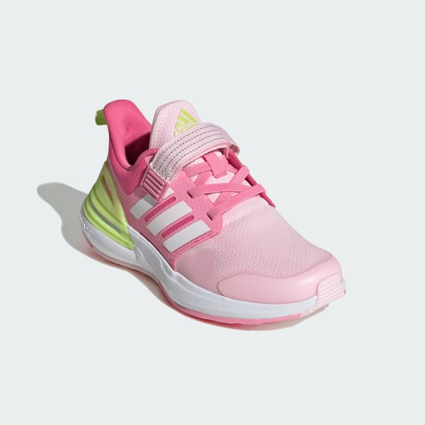 Pink RapidaSport Bounce Elastic Lace Top Strap Shoes