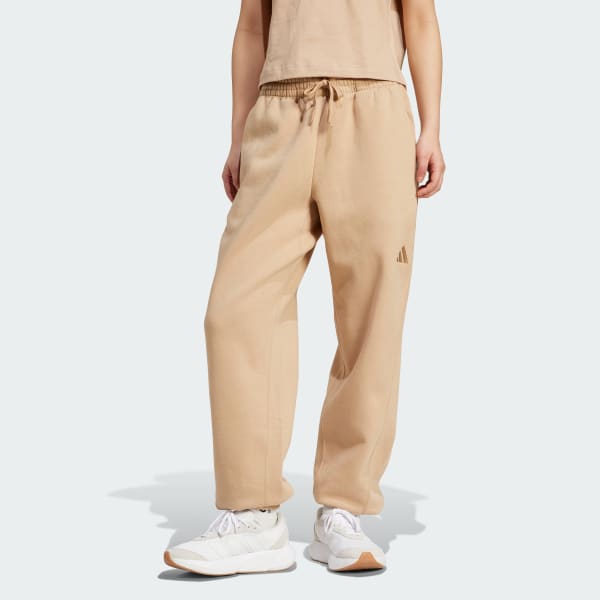 Marron Pantalon ample molleton ALL SZN