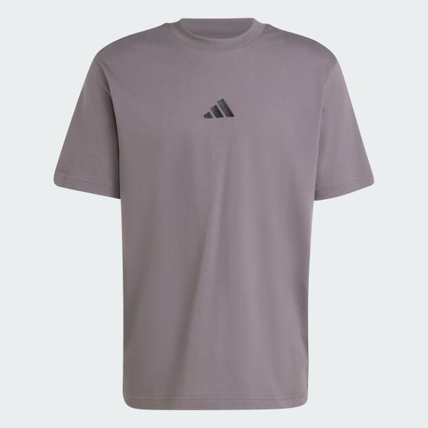 Γκρι Essentials Small Logo Single Jersey Tee