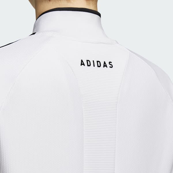 新品　アディダス　ゴルフ　レディース　ホワイト　M アウター adidas ゴルフジャケット レディース（色：ホワイト系