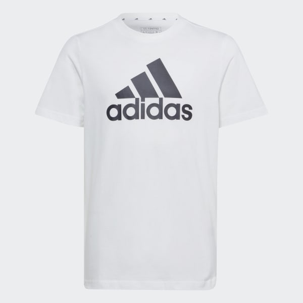 Hvit Essentials Big Logo Cotton T-skjorte