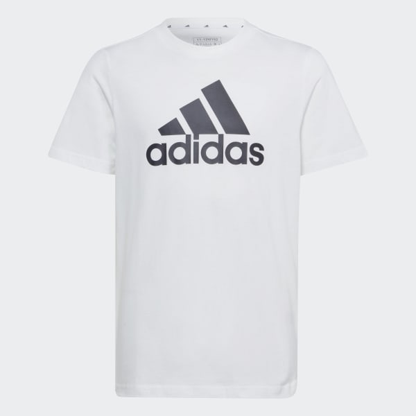 White Essentials Big Logo Cotton Tee