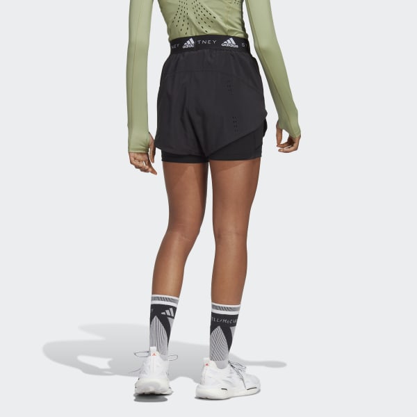 Schwarz adidas by Stella McCartney TruePurpose Training Two-in-One Shorts