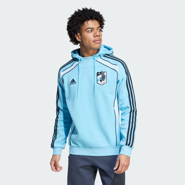 Umi adidas Minnesota United FC UBP Travel Hoodie - Blue | Free