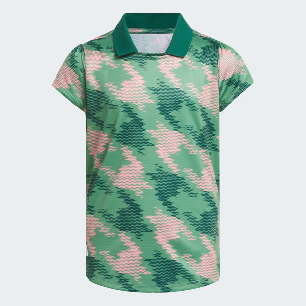 zelená HEAT.RDY Printed Polo Shirt