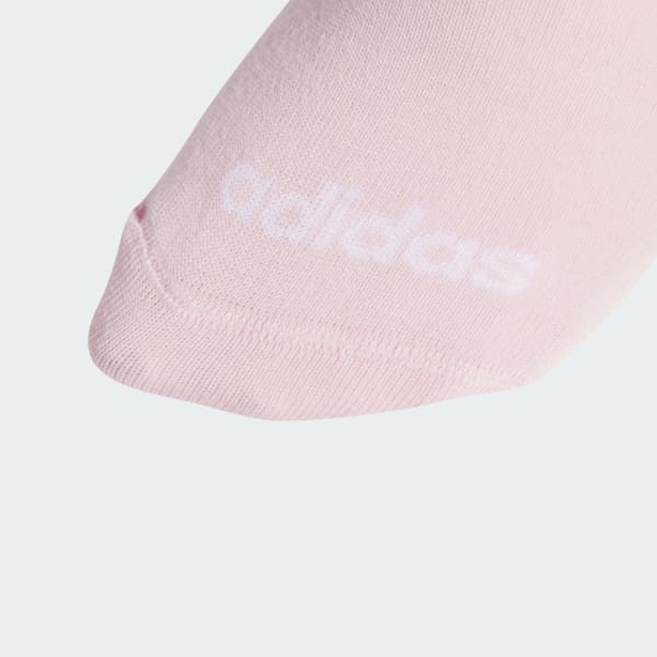 White Thin Linear Low-Cut Socks 3 Pairs