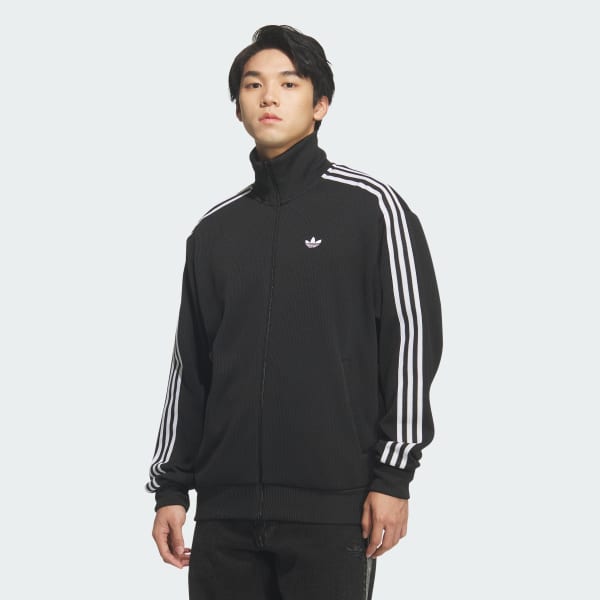 Black FB 니트 트랙 탑