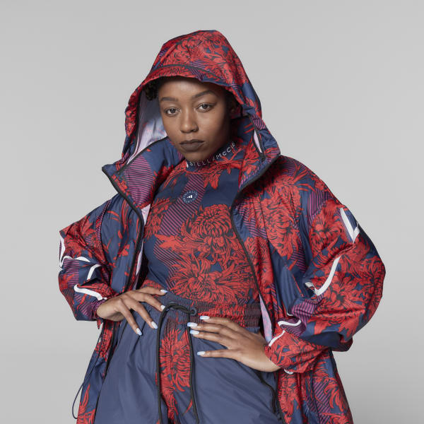 Adidas By Stella Mccartney Long Lightweight Allover Print Parka Rot Adidas Deutschland Adidas By Stella Mccartney Long Lightweight Allover Print Parka Rot Adidas Deutschland