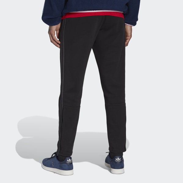 Sort Arsenal DNA 3-Stripes Sweat Tracksuit Bottoms MKL64