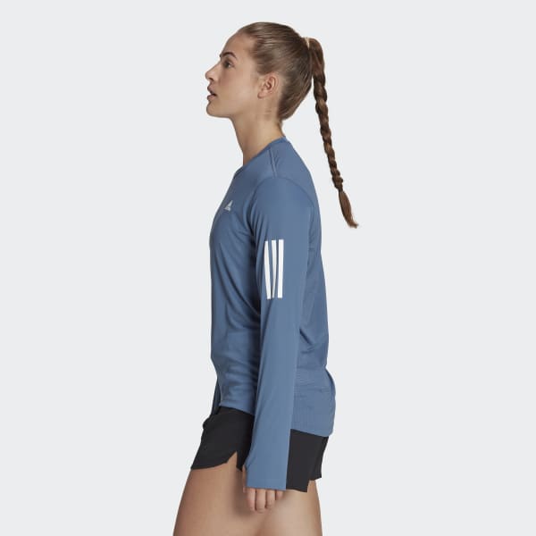 Bla Own the Run Long Sleeve T-skjorte NEE22