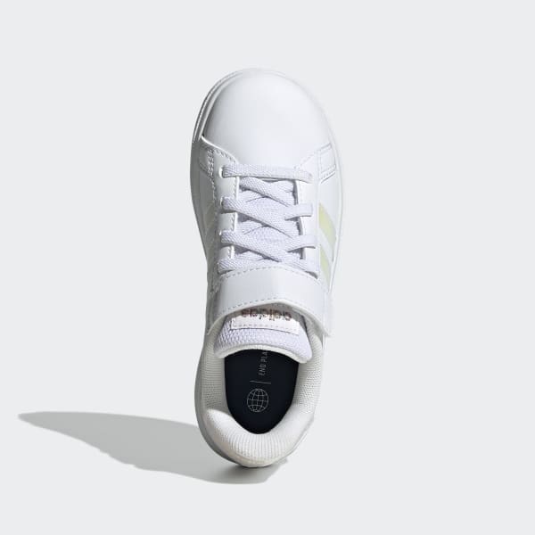 Zapatillas Urbanas para Niña Adidas Grand Court 2.0 K Blanco