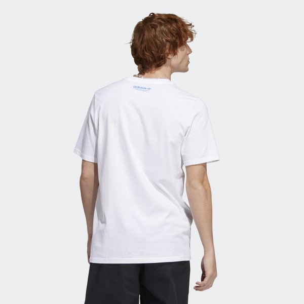 Hvit Mettz World Peeps Short Sleeve T-skjorte VA375