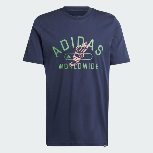 Blue Collegiate Graphic Tee