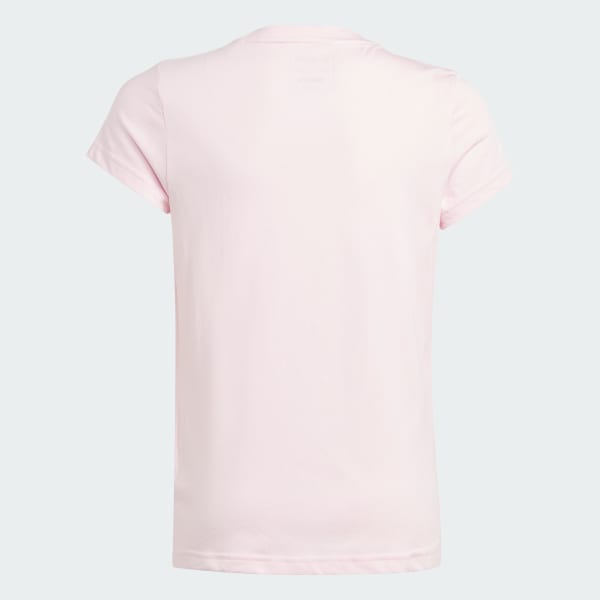 Rosa Playera Essentials Logo Grande Algodón