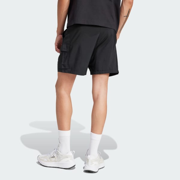 Zwart Essentials Small Logo Cargo Chelsea Short