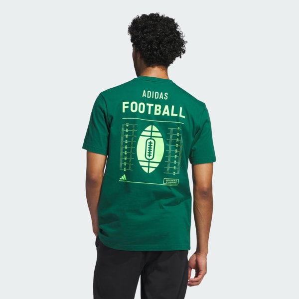Green Football Category Graphic T-Shirt