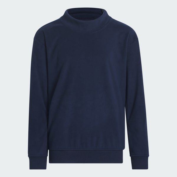 adidas Fleece Mock Pullover Kids - Blue | Free Shipping with