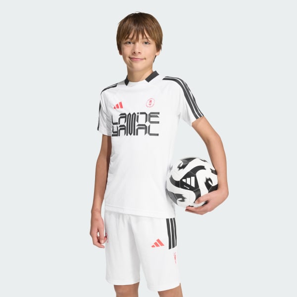 Wit Lamine Yamal Training T-shirt Kids