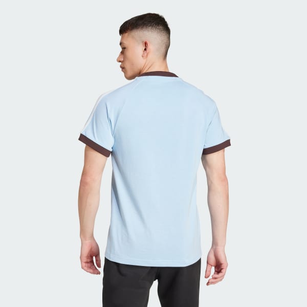 Blue '80s Premium 3-Stripes Tee