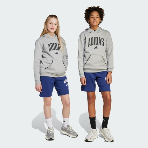 Blue Seasonals Essentials Collegiate Typography Short Kids