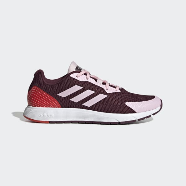 burgundy adidas tennis shoes