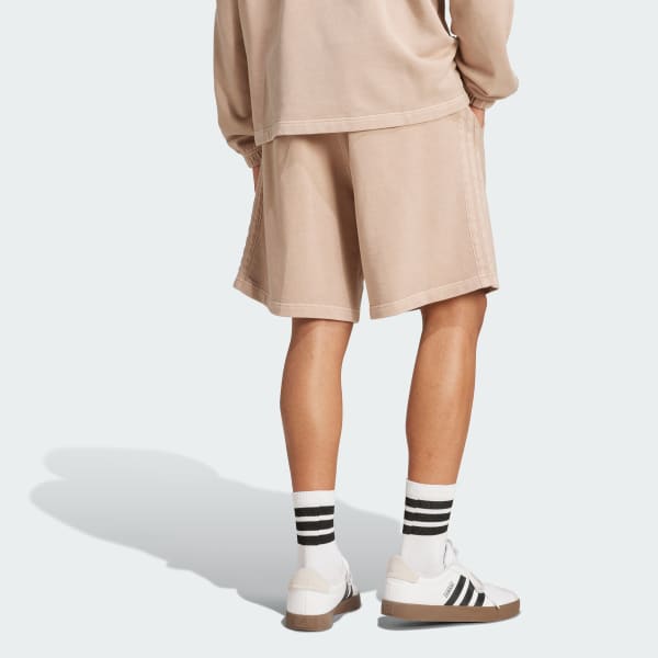 สีน้ำตาล กางเกงขาสั้นผ้าเฟรนช์เทอร์รีย์ฟอก 8 นิ้ว ALL SZN