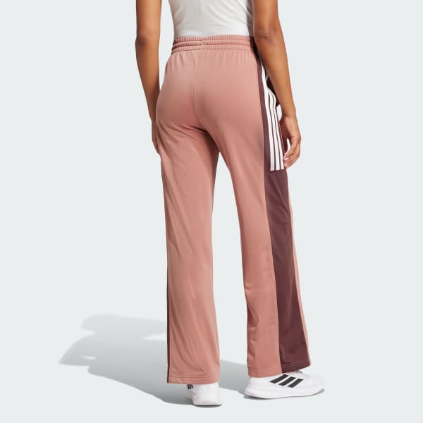 adidas Tricot 3-Stripes Fashion Track Pants - Pink | Free