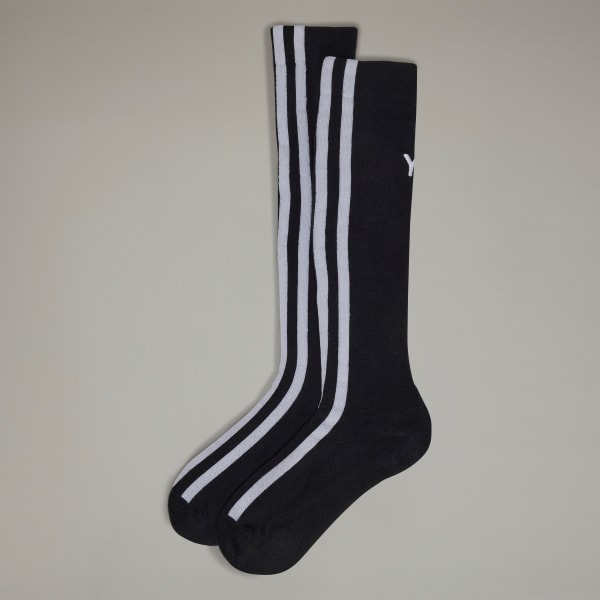 Sort Y-3 Stripes sokker