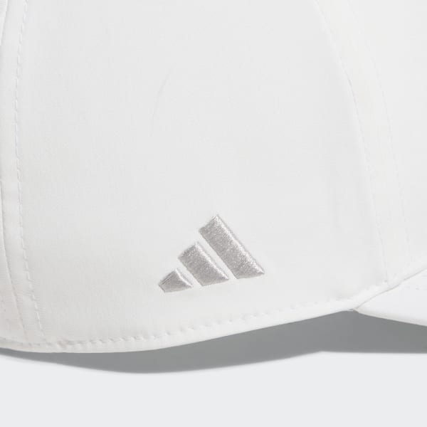 White Embossed Big Logo Cap