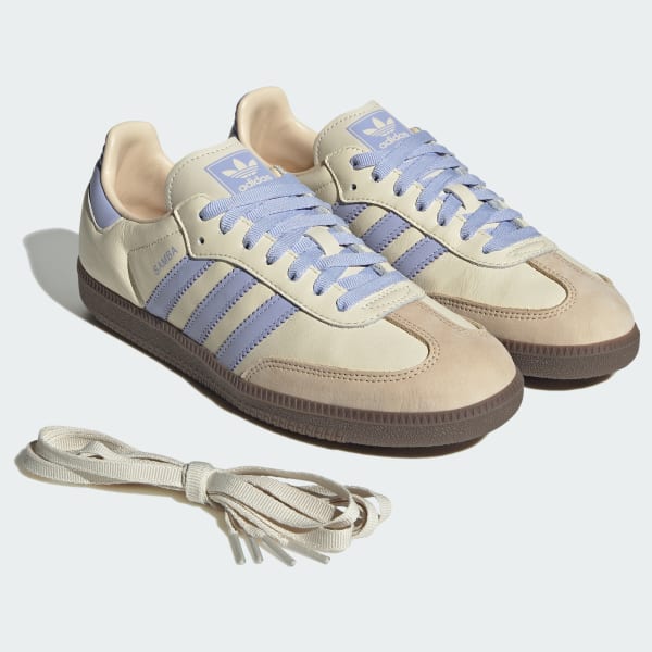 スニーカー [adidas] Adidas Samba OG Cream White Violet Tone adidas Buty Samba OG - Bialy | adidas Poland