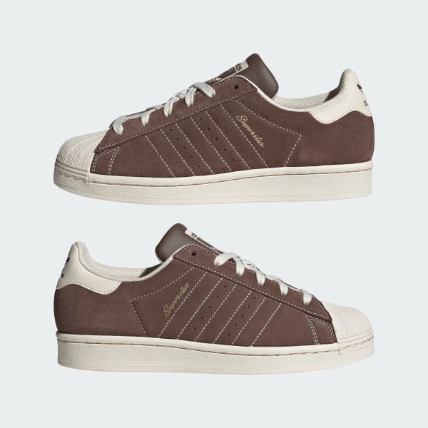 ADIDAS X SUPERSTAR Chocolate NIGHT BROWN Beautiful 3 Stripe Life $EXY SOLD  OUT