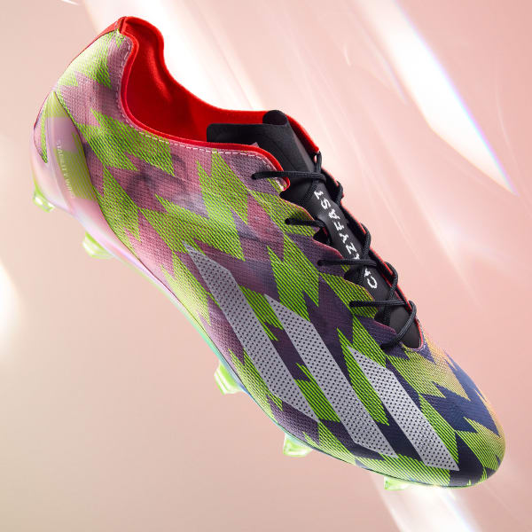 Verde Bota de fútbol X Crazylight+ césped natural seco