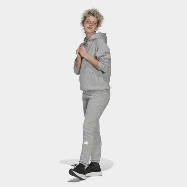 sedá Mikina Oversized Hooded HQ512