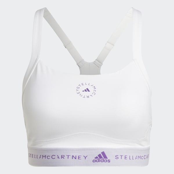 White ADIDAS BY STELLA MCCARTNEY TRUEPURPOSE MEDIUM SUPPORT BRA DL559