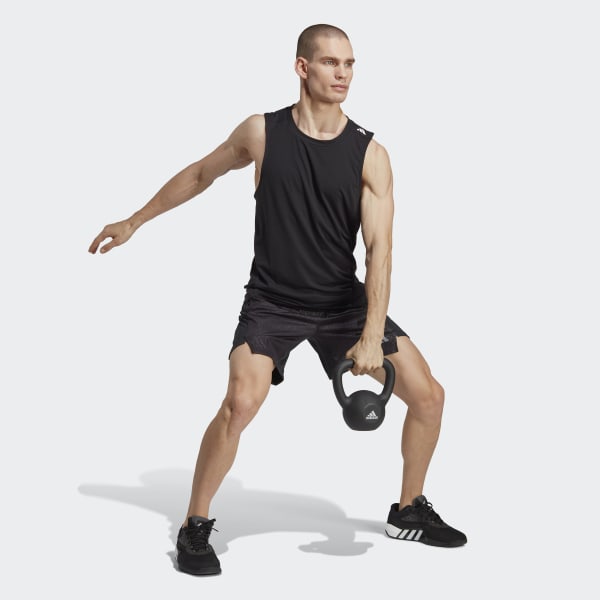 Czerń Designed for Training Workout Tank Top