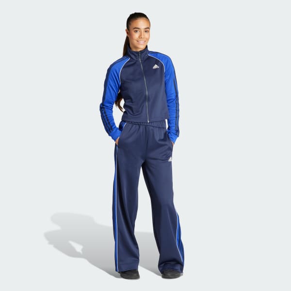 Adidas trainingspak blauw dames deals