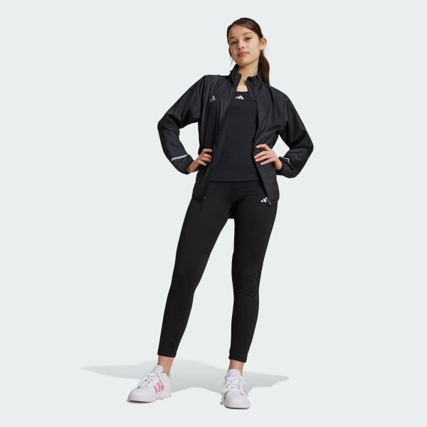 Schwarz TECHFIT Warm Kids Leggings
