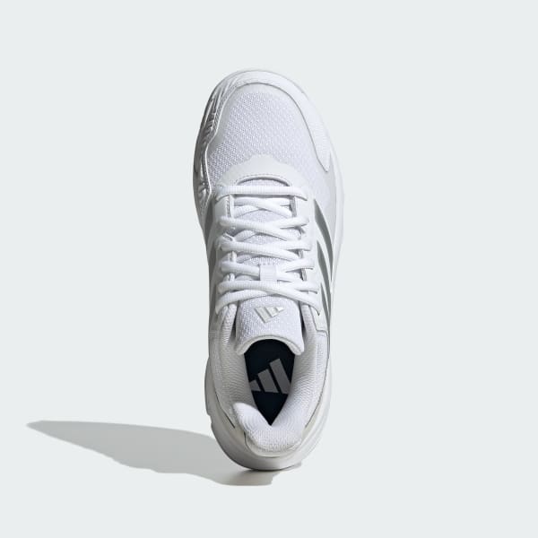 Adidas courtjam bounce white women's shoes top