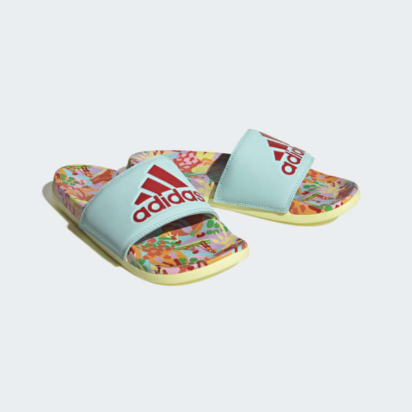 สีน้ำเงิน รองเท้าแตะ Adilette Comfort