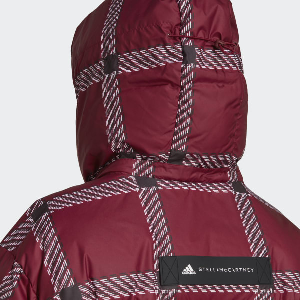 Bordeaux adidas by Stella McCartney Kort Gevoerd Winterjack II101