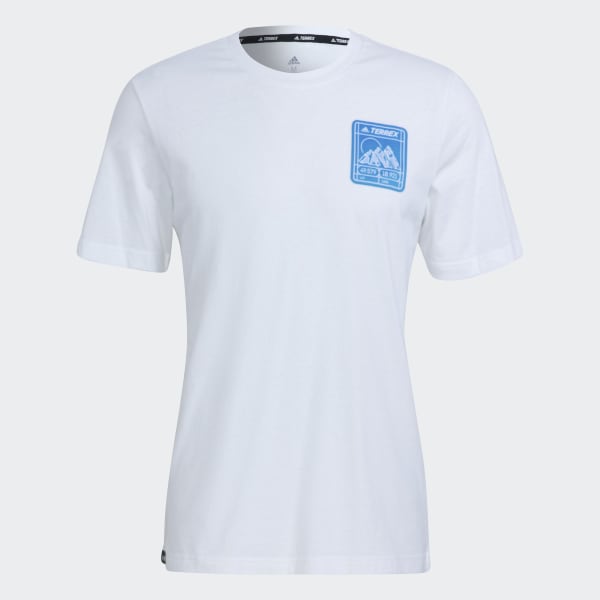 Hvit Terrex Patch Mountain Graphic T-Shirt AV574