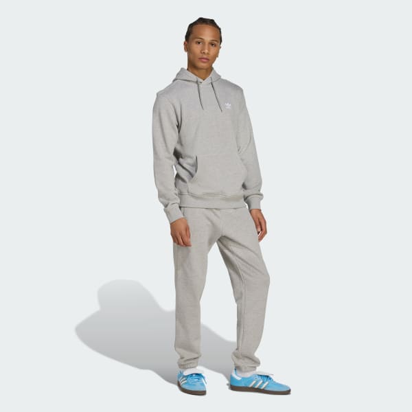 Gris Polerón con Capucha Trifolio Essentials Felpa Francesa