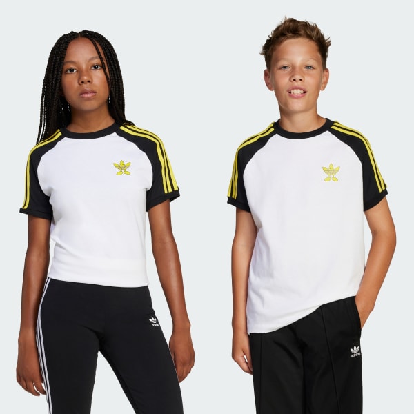 สีขาว เสื้อยืด adidas Originals x Smiley World