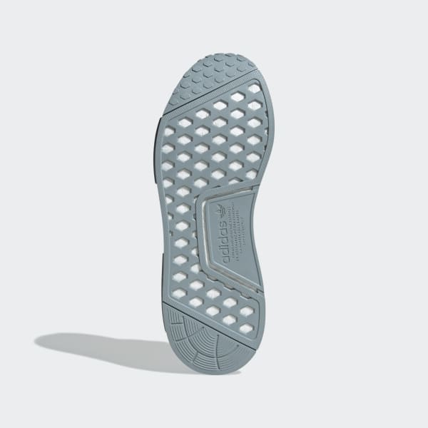 Weiss NMD_R1 Schuh