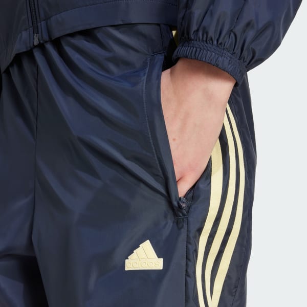 adidas Tiro Cut 3-Stripes Summer Woven Pants - Blue | Free