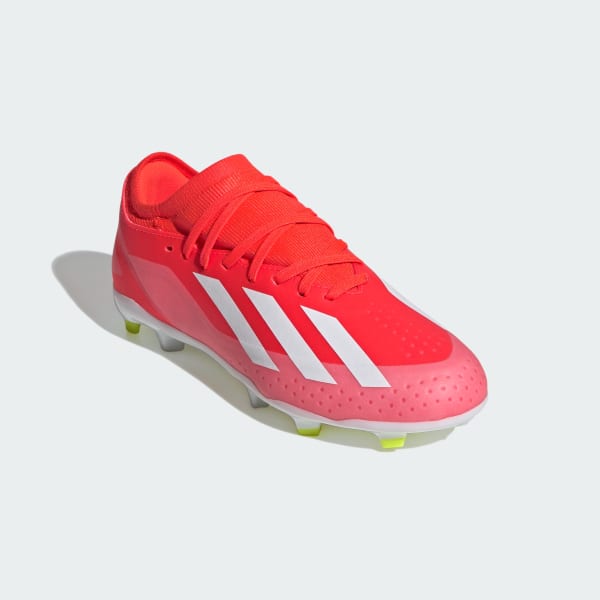 Rojo Zapatos de fútbol X Crazyfast League Terreno Firme