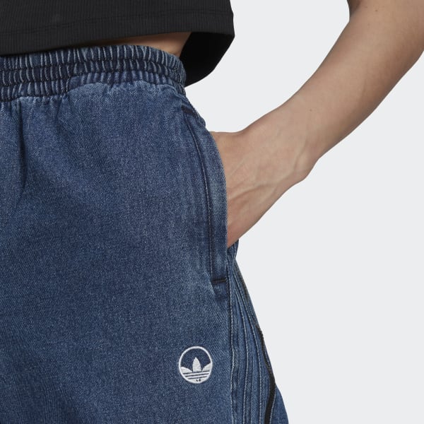 Azul Calça Cintura Média Denim CQ474