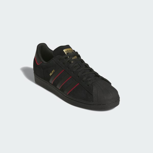 Schwarz Superstar ADV x Felipe Skateschuh