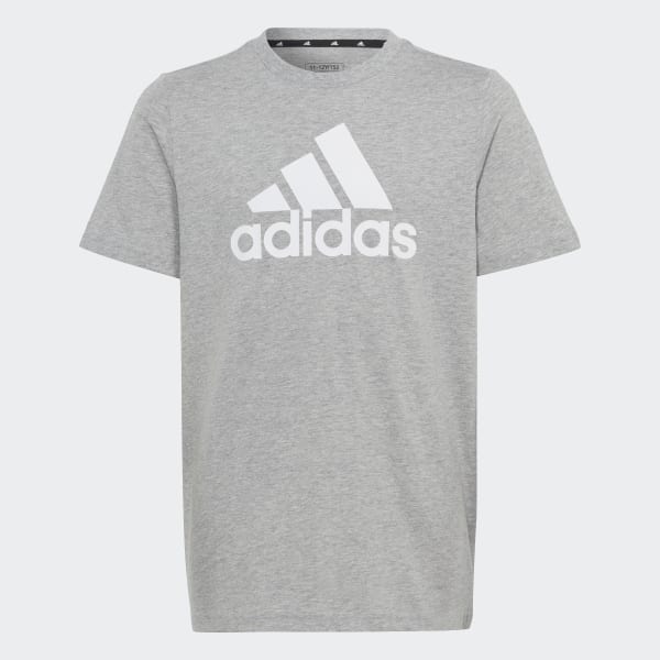 Gris Playera Essentials Big Logo Algodón