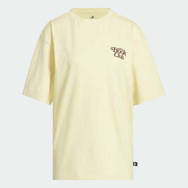 Yellow Golf Book Club Graphic Oversized Tee